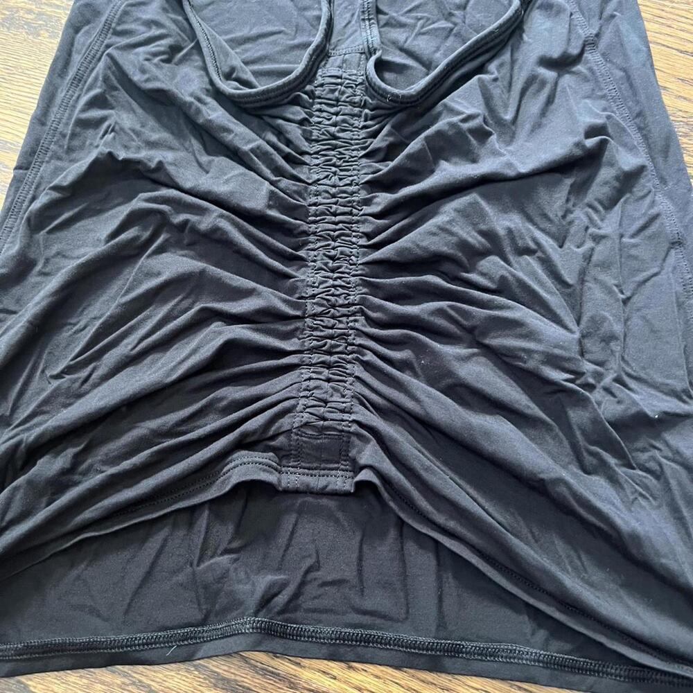 Black Basic Lululemon Tank Top Pleated Back - image 3